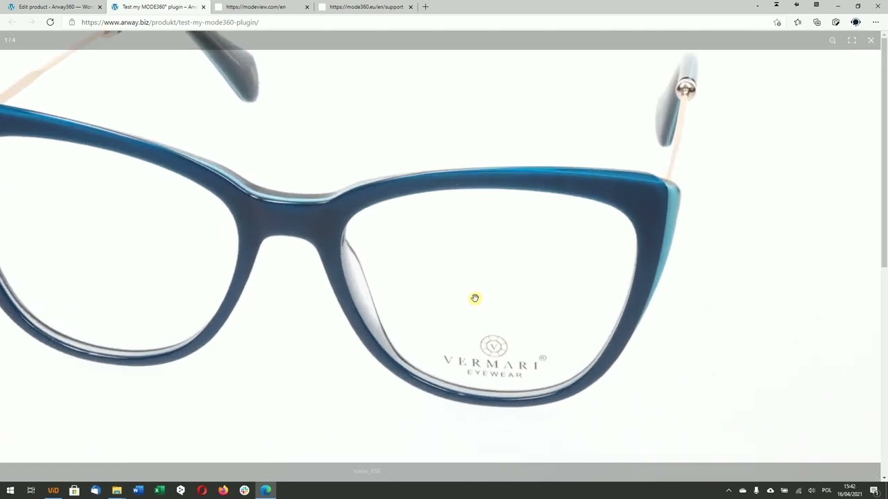 MODE360° plugin for placing 360° animations on Wordpress   Woocommerce Tutorial 1080p