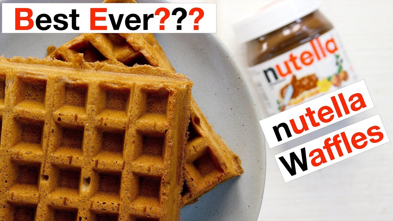 ❤️ How To Make Nutella Waffles (Must Watch) | Glen And Friends Cooking
