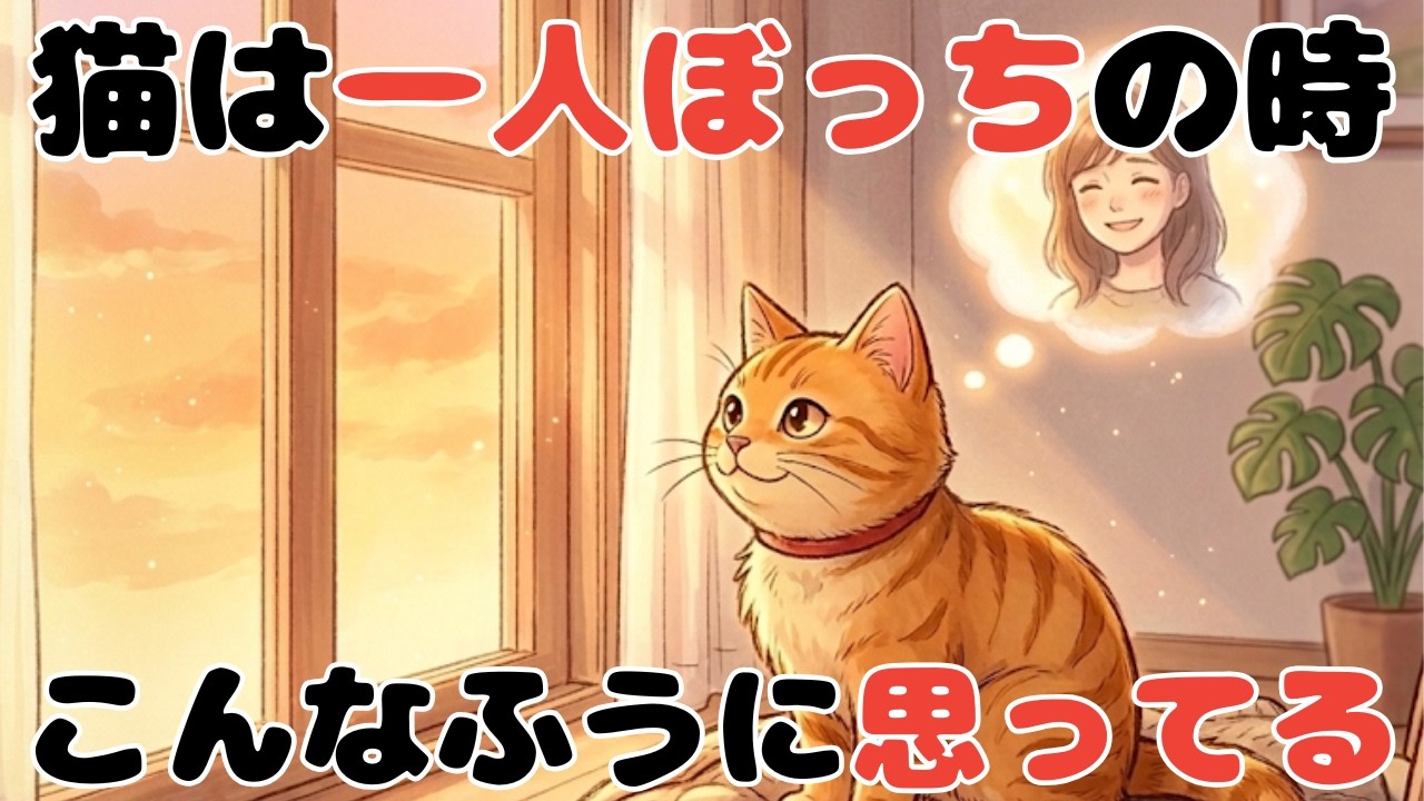 猫の雑学!! 【切ない本音】猫は一人ぼっちの時、こんなふうに思ってる。誰もいない部屋で飼い主を待ちわびる健気な心理