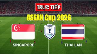 🔴[Trực Tiếp] Singapore vs Thái Lan (20h00 ngày 15/8): Sư tử giành lợi thế||Simulation Video Games screenshot 1