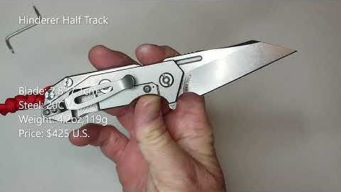 Hinderer Knives Half Track Snap Review (Wharnie)