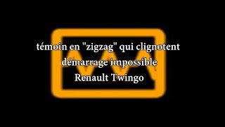 ZIGZAG allumé Renault Twingo - YouTube