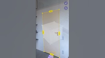 Your iPhone just turned into a sci-fi tape measure - point, tap, and boom: dimensions in AR #measure