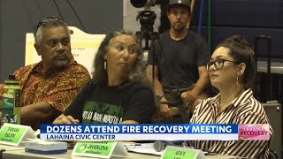 As rebuilding continues, Lahaina residents make their concerns known to Maui City Council members