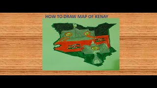 How to draw map of kenya step by step كيفية  jinsi ya kuchora ramani ya kenya hatua kwa hatua