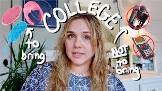 COLLEGE ESSENTIALS: what to bring and not to bring for your dorm (based on irl experience)