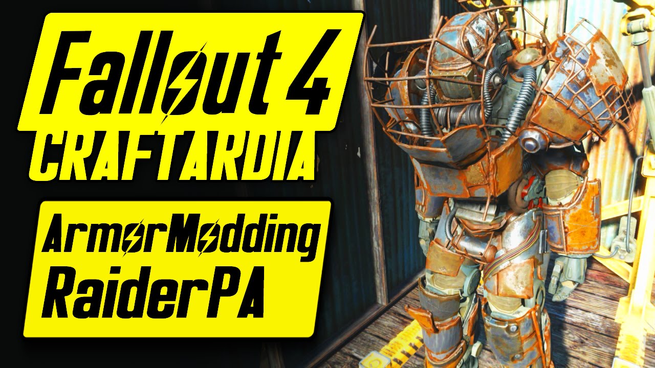 Fallout 4 Power Armor Customization Raider Power Armor Fallout 4 Armor Modding Pc