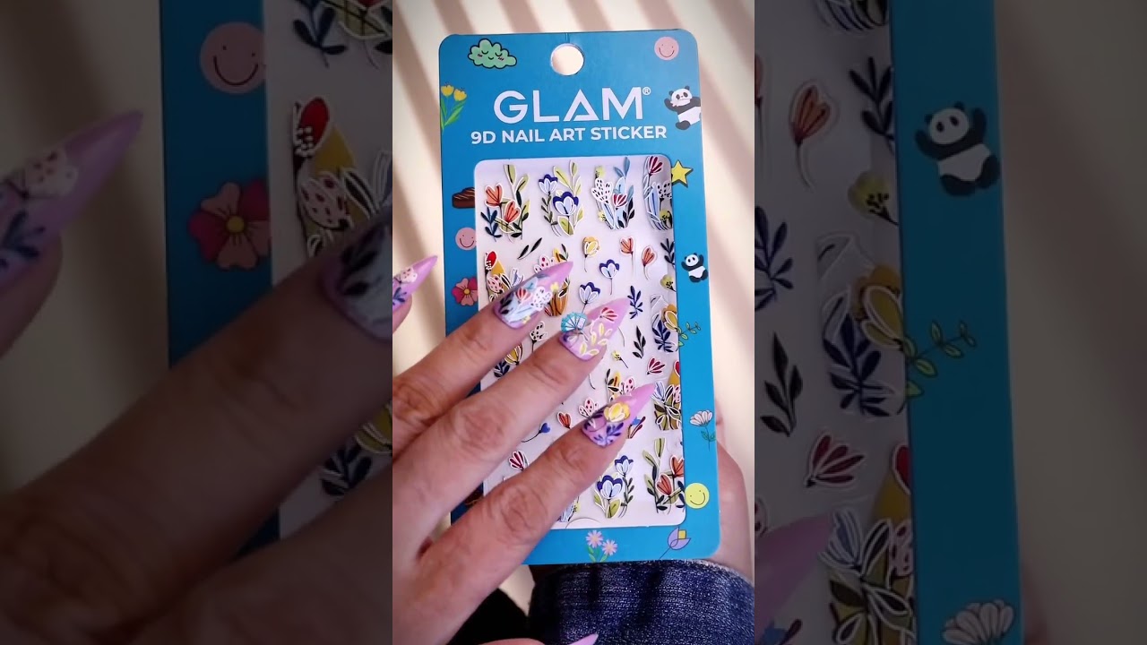 GLAM 9D Sticker Nail Art