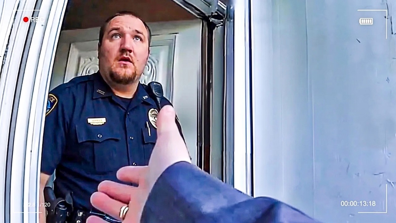 Officer Has No Idea Police Are About To Arrest Him For Murder