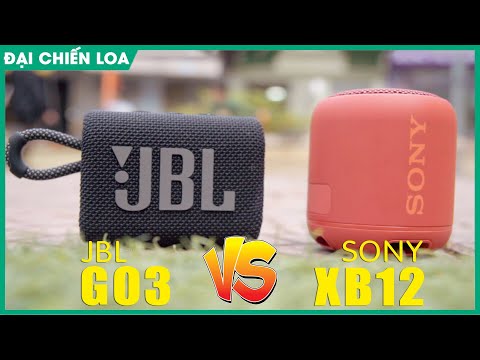 [Đại chiến loa] JBL Go 3 vs Sony SRS-XB12| Có 1 triệu nên mua loa nào ???