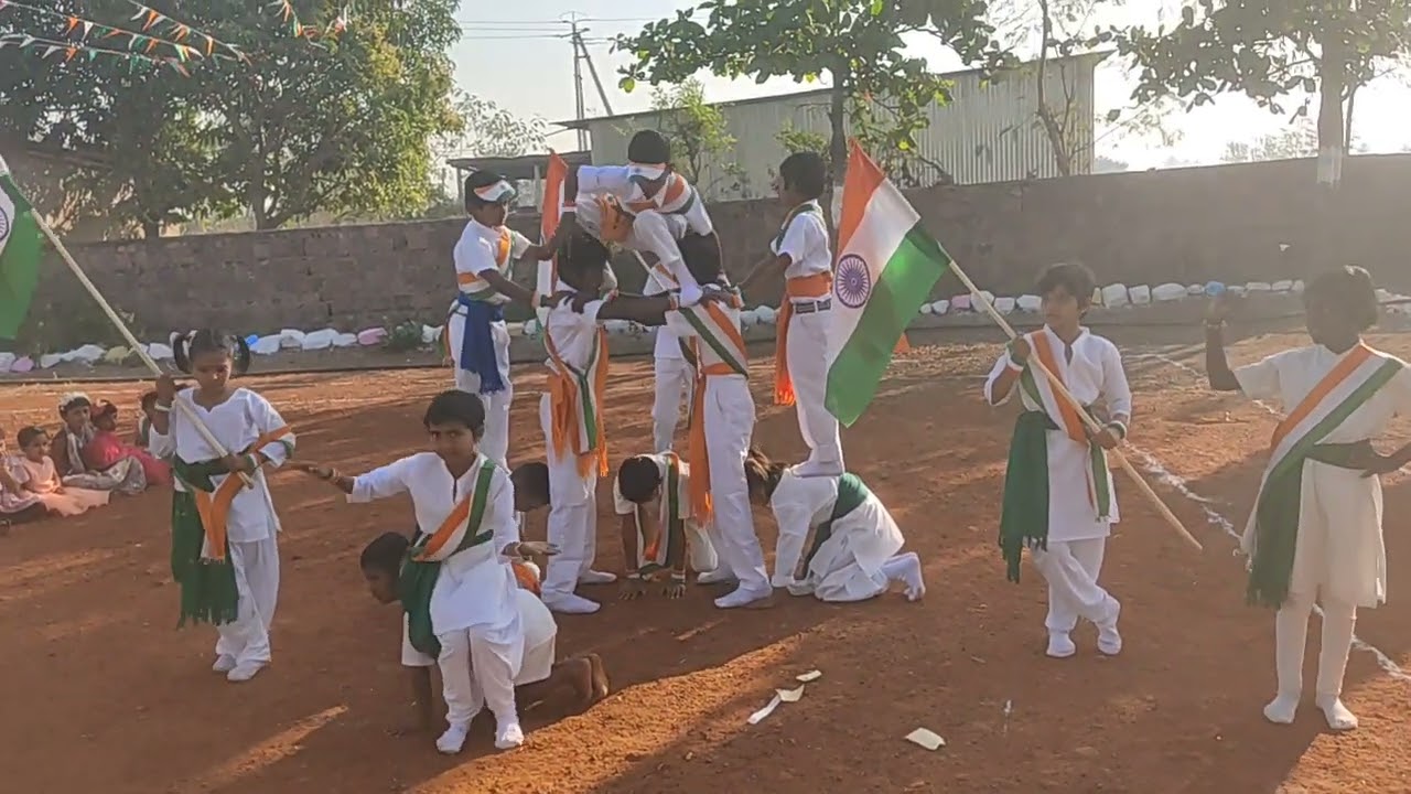 ಜೈ ಹೋ ಹಾಡಿಗೆ ನೃತ್ಯ.  ಗಣರಾಜ್ಯೋತ್ಸವ 2025.GLPS ಪಾಟೀಲ ವಸತಿ ಜಗದಾಳ.