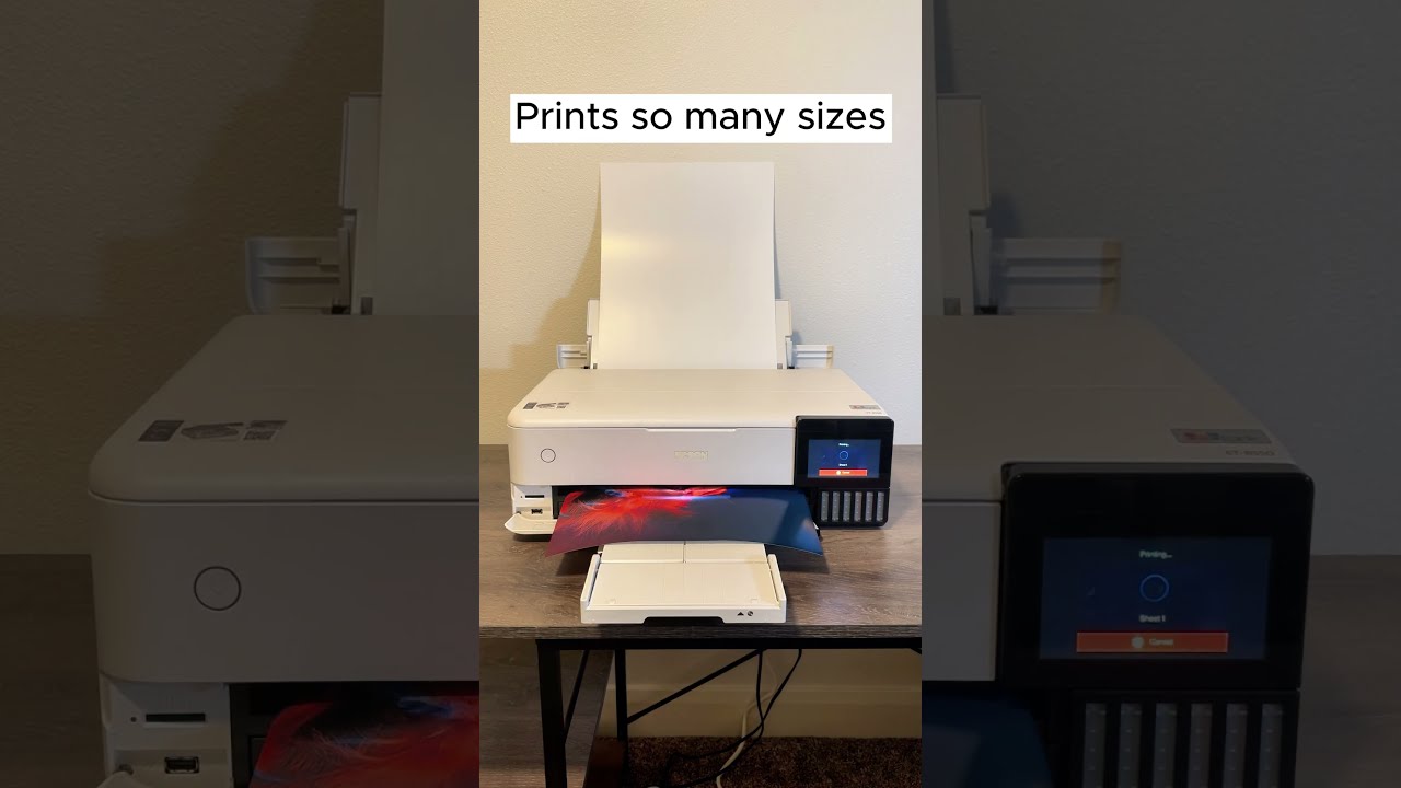EcoTank Photo Printer Features Tank Printing Photographs 