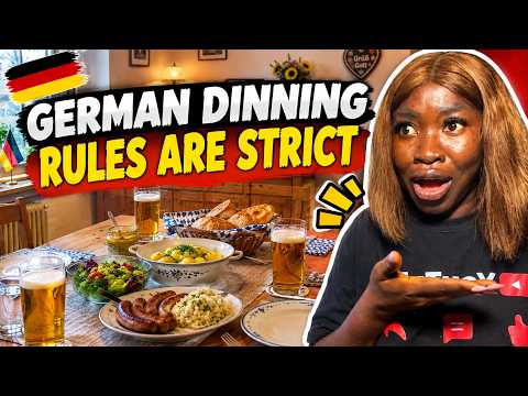 German Table Manners Are SO DIFFERENT! 🇩🇪🍽️ | German Dining Etiquette Reaction