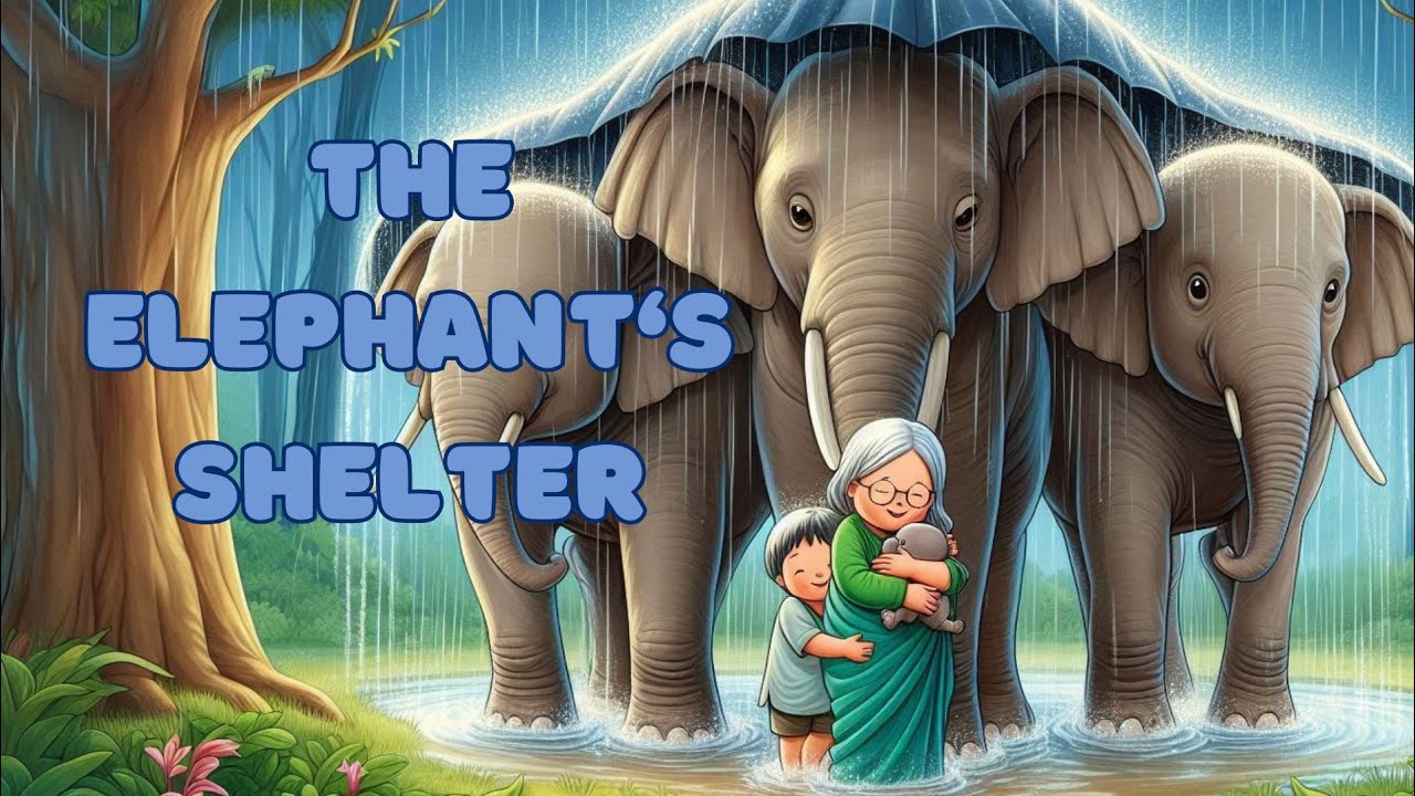 The Elephant's Shelter|Kids animated stories |Friendship story|Animal story