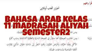 Bahasa Arab ll semester 2 kelas Xl