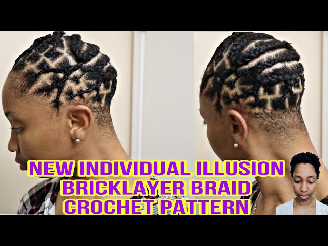 NEW Individual Illusion Bricklayer Braid Pattern For Crochet Installs