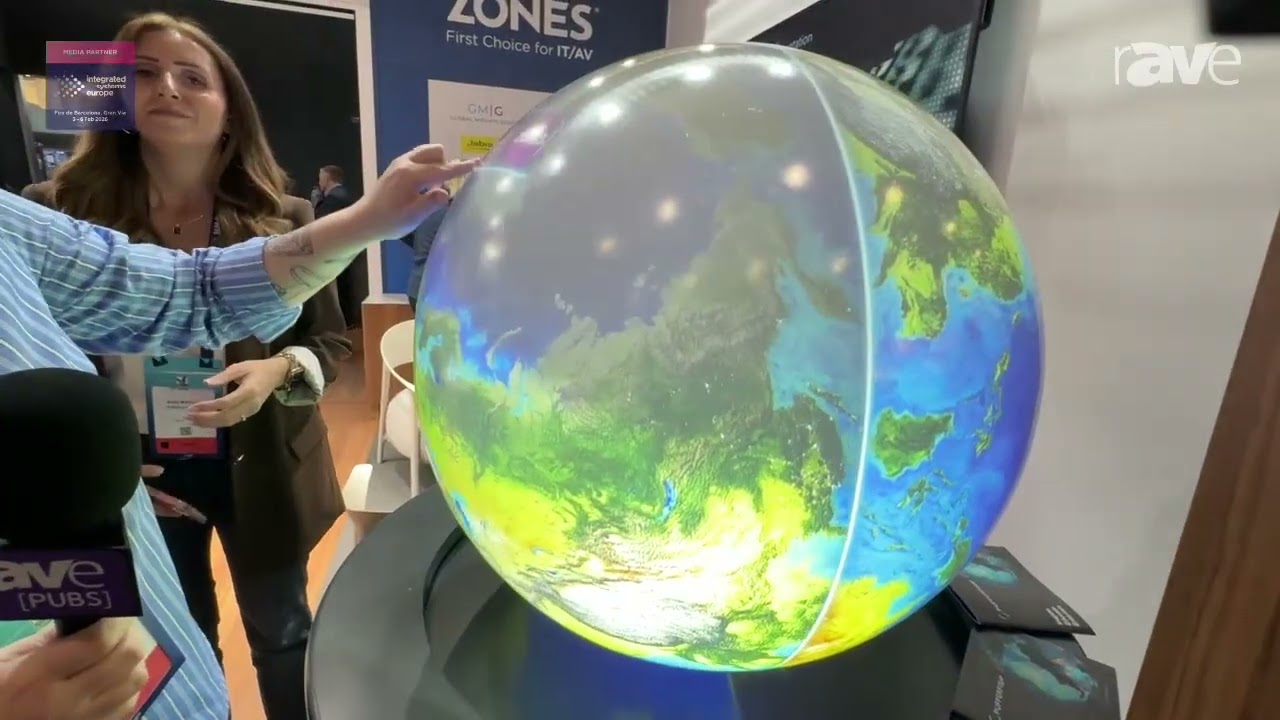 ISE 2026: Zones Demonstrates Pufferfish Interactive Spherical Display