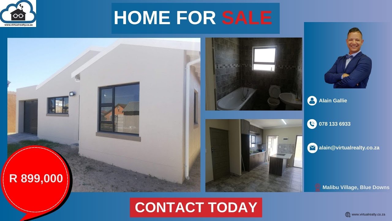 Home for sale in Malibu Village, Blue Downs R 899,000 YouTube