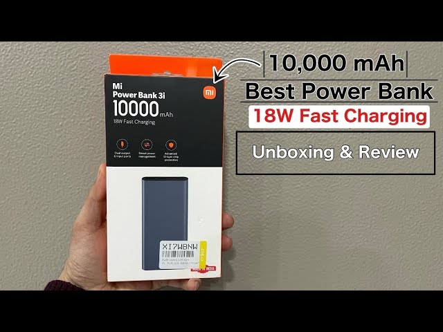 Xiaomi 22.5W 10000mAh Power Bank Unboxing and Review 