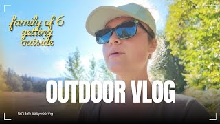 Getting my 4 kids outdoors | vlog