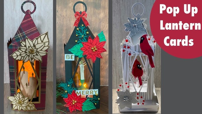 Lantern Pop-Up Cards for a 3D Christmas Greeting! - Jennifer Maker