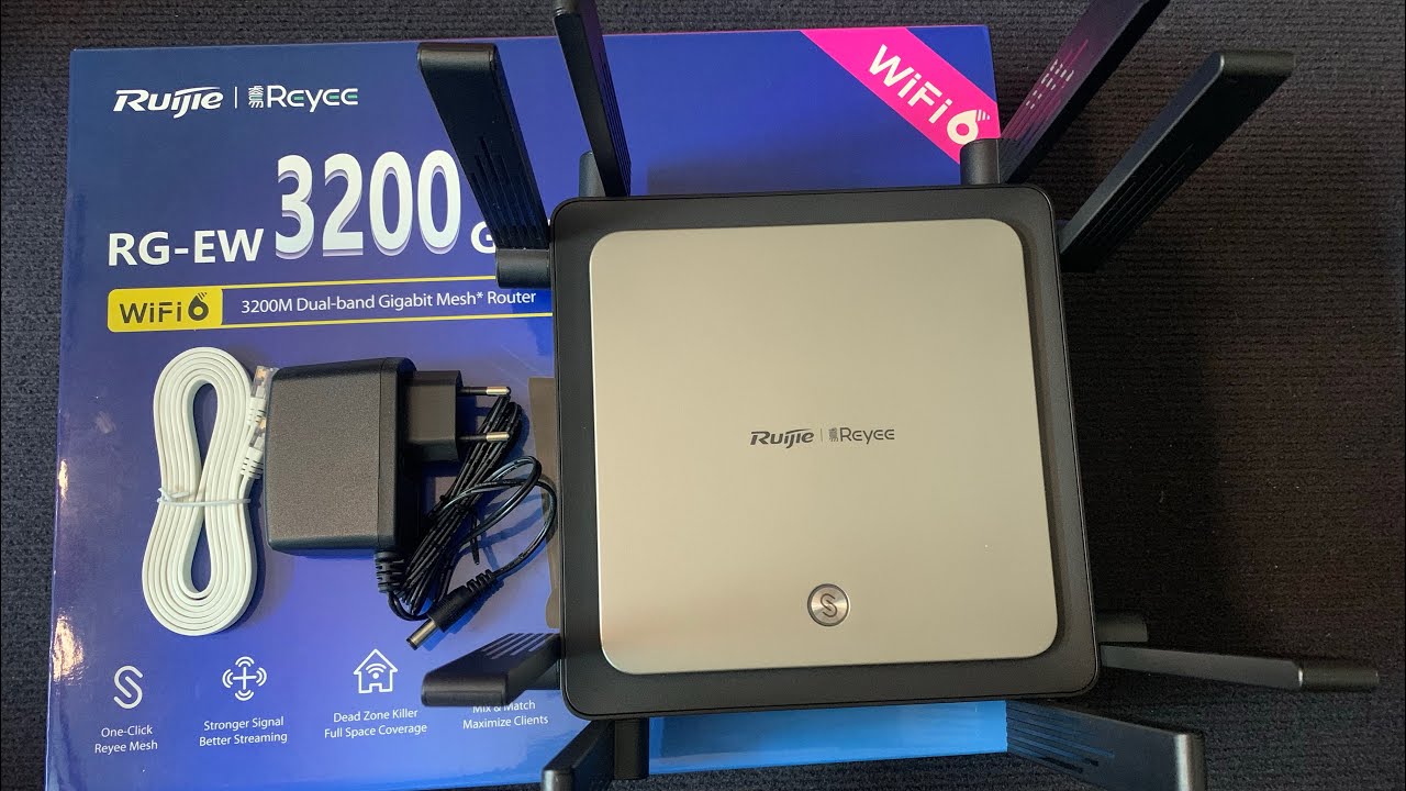 Unboxing RG-EW3200 GX PRO #router #ruijie - YouTube
