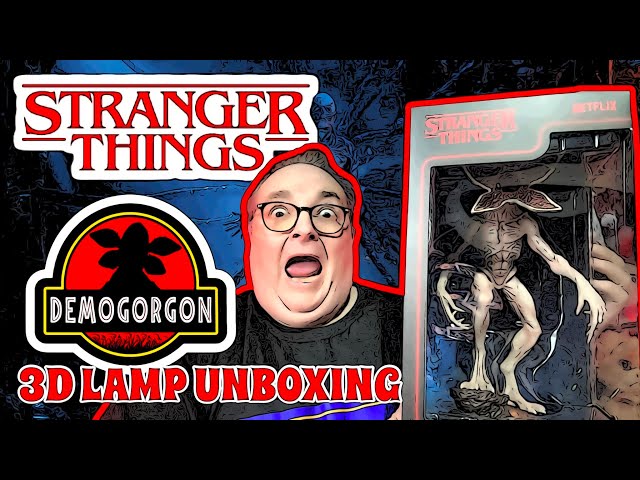 Stranger Things DEMOGORGON 3D Lamp Unboxing - YouTube