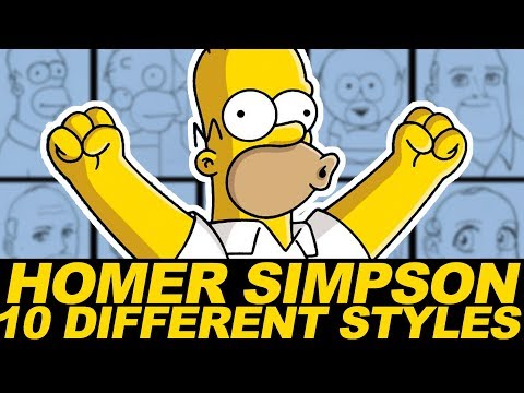 Video: Paano Gumuhit Ng Mga Character Na Simpsons