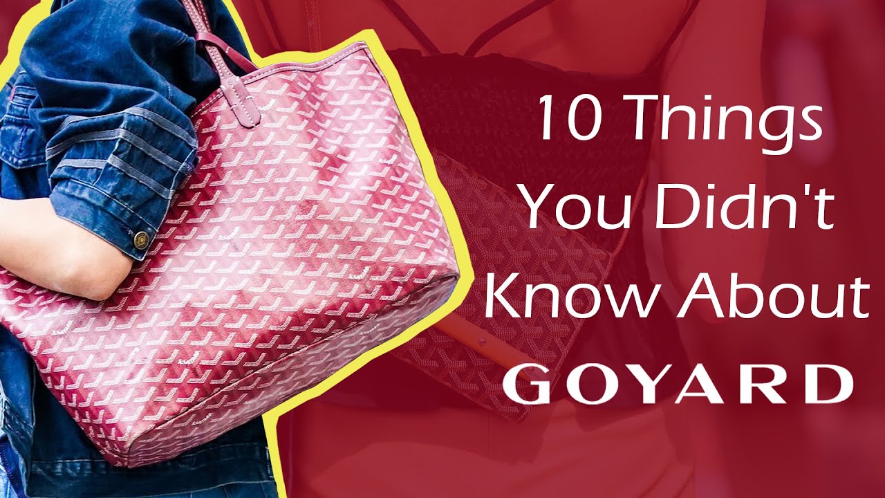 The Amazing GOYARD! - *Things to Know* about GOYARD Bags History
