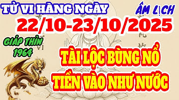 THẦN TÀI GHÉ THĂM ! GIÁP THÌN 1964 NGÀY 22 , 23 THÁNG 10 ÂM LỊCH TÀI LỘC BÙNG NỔ TRÚNG SỐ ĐỘC ĐẮC