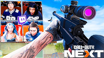 Killing Streamers with my Sniper on BLACK OPS 6!! (COD NEXT)