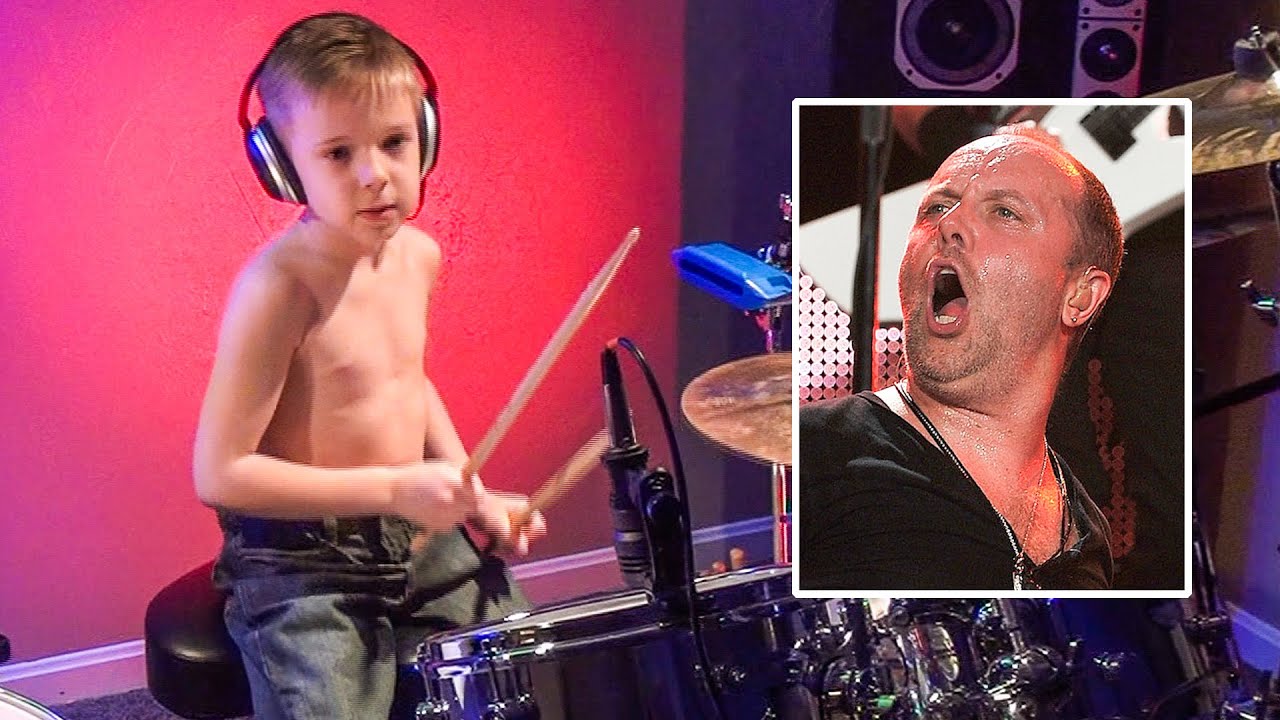 Master Of Puppets (6 year old Drummer)