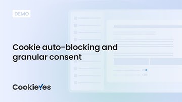 How to auto-block third-party cookies and set granular consent?