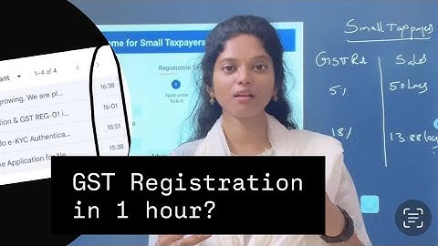 New GST registration in 1 hour? #cadurganjali
