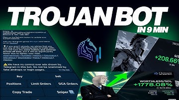 How to use Trojan trading bot for Solana meme coins 2025 (Full Tutorial)