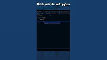 Delete junk files  #youtube #python #codingchannel #puzzle #codingcreator #youtubeshorts