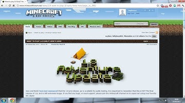 How to install minecraft 1.8 pre-release