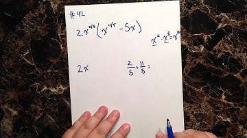 Final Exam Review Series: Question #42, Multiplying Variables with Rational Exponents