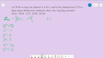 Cracking the GRE Math Subject Test - Number Theory and Abstract Algebra #16 (Easy+)