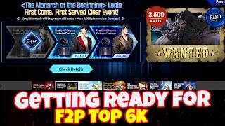 Getting Ready for TOP 6k WOBL Hard as F2P! [Solo Leveling: Arise]