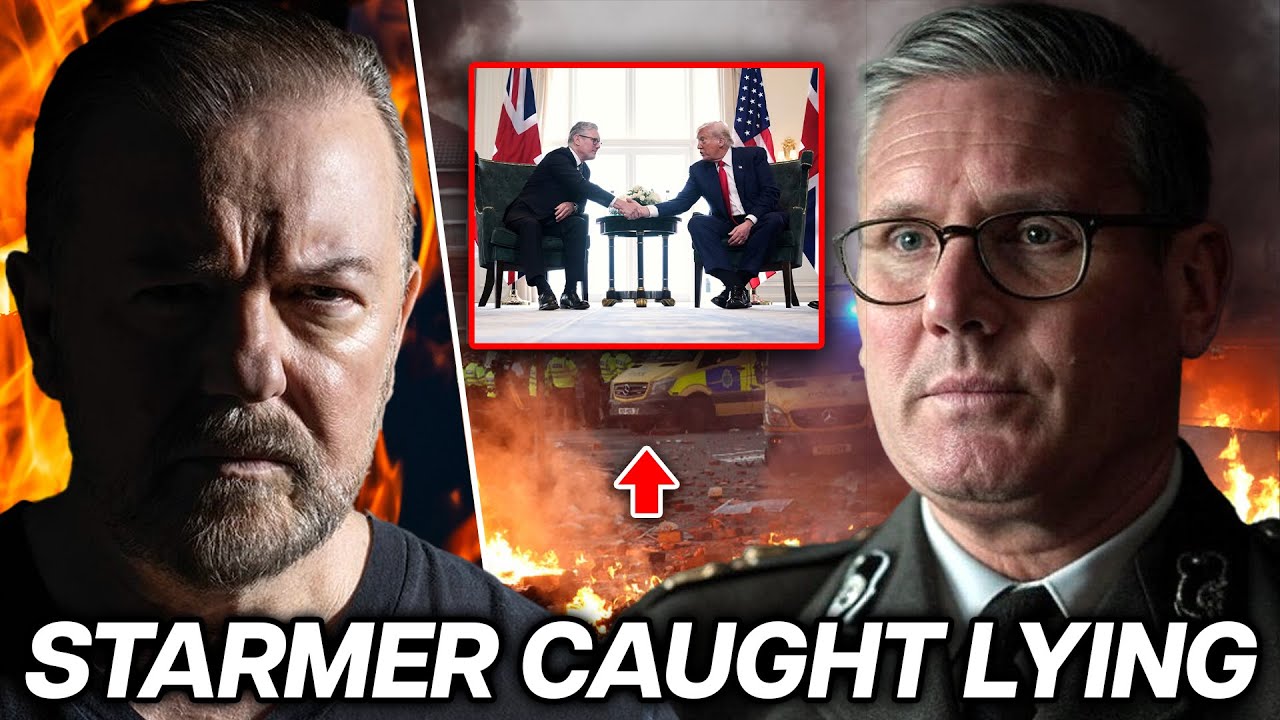 Ricky Gervais Struggles To Hide His Anger As World Leader Exposes The Lies Of Kier Starmer