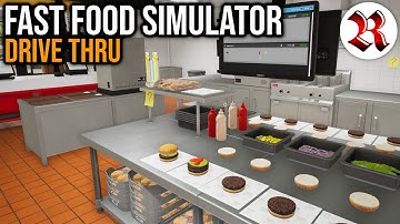 Unlocking The DRIVE THRU Window | Fast Food Simulator