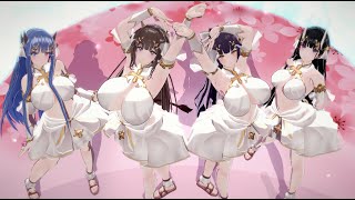 高雄・樫野・能代・伊吹で【桃源恋歌 】【IJN Takao・Kashino・Noshiro・Ibuki MMD/アズールレーン/AzurLane/碧蓝航线/KKVMD/60fps/4k】