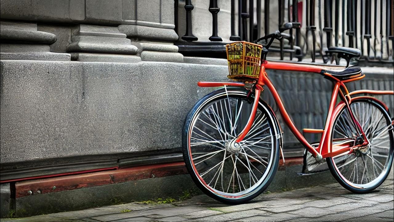 Riding Harmony Bicycle Journey with Brake Squeal Sound Effect No