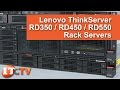 LENOVO THINKSERVER NEW RD350 SERVER TWO E5-2640V3 2.6GHZ 32GB 3 X 400GB SSD video