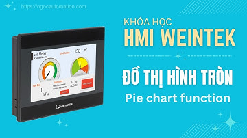 HMI Weintek bài 14 - Pie chart đồ thị hình tròn