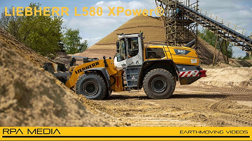 NEW Liebherr loader quarrying sand