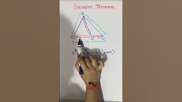🔥 THIS Theorem Changes Everything in Geometry! 🔥 Stewart’s Magic Explained!