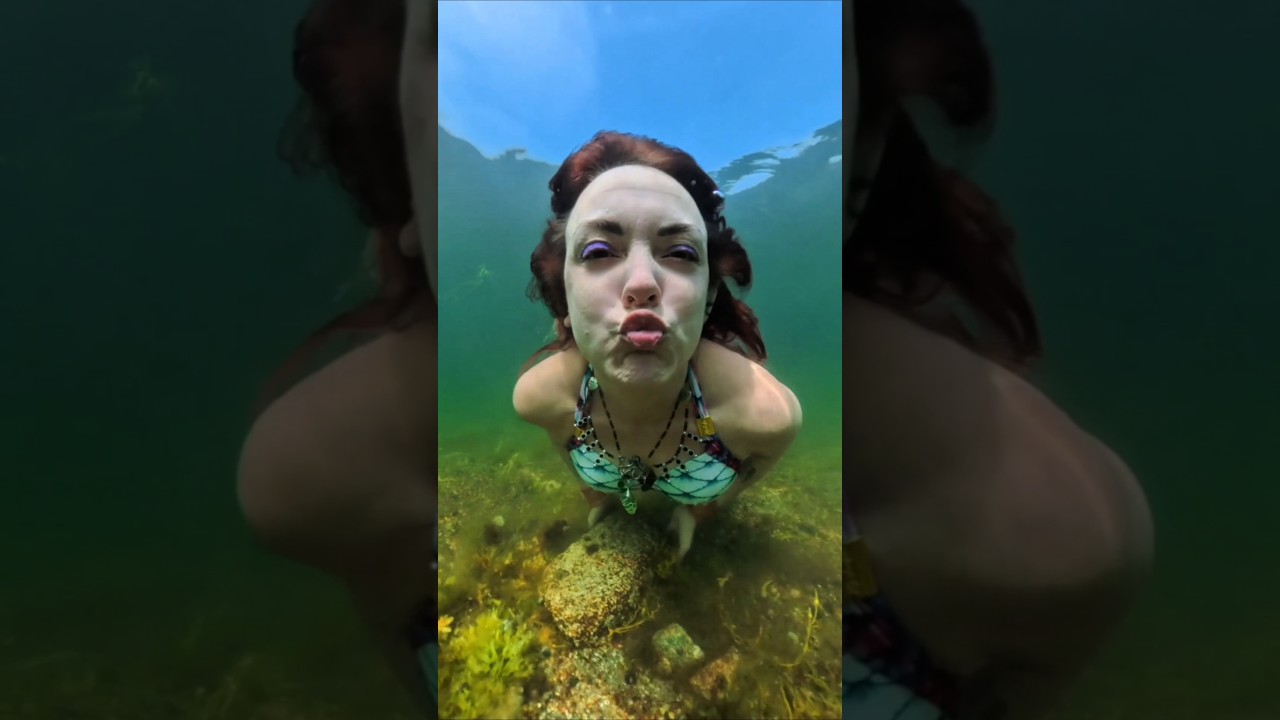 How I keep my eyes open Underwater #canada #swimming #underwater #mermaid #ocean #apnea