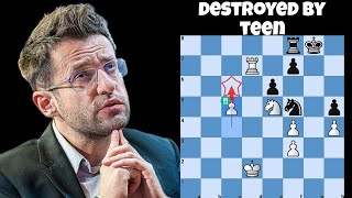 This Indian Prodigy Destroyed Levon Aronian In Endgame 😱 | The World Rapid Team Championship, 2023